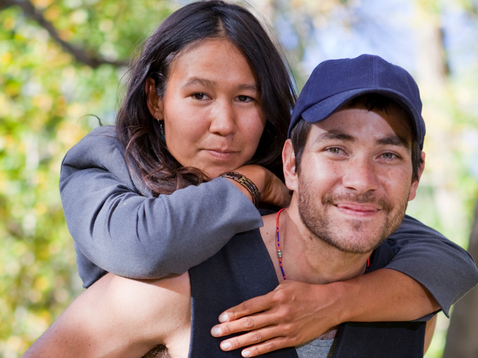 Woman Gets Piggyback Ride From Significant Other