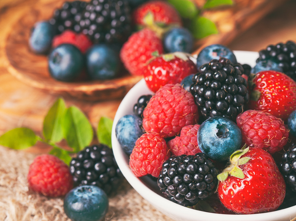 Berries in a bowl