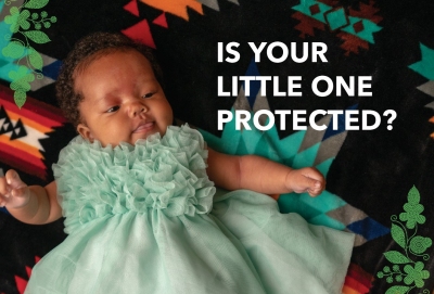 Is Your Little One Protected Postcard 1-201-0220